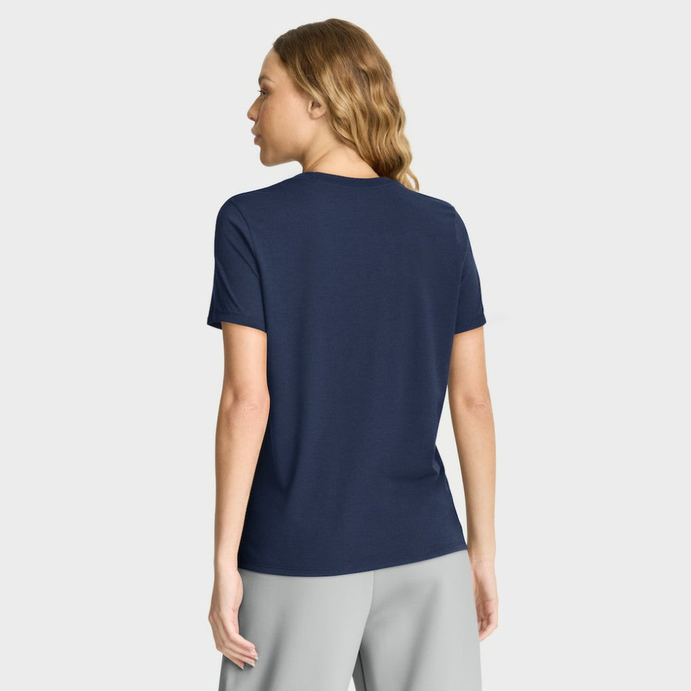 Tampa Bay Rays Nike Women's Authentic Collection Early Work Tri-Blend Dri-FIT T-Shirt - Navy T-shirts