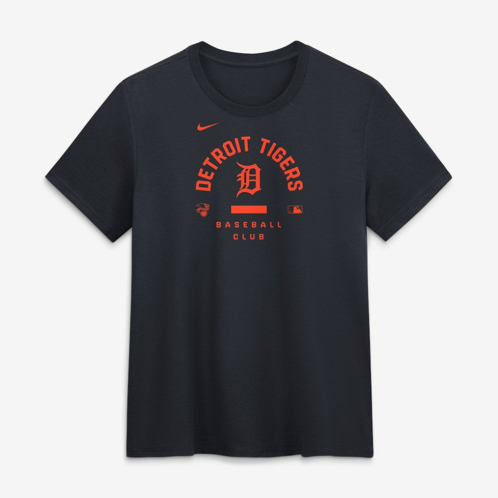 Detroit Tigers Nike Women's Authentic Collection Early Work Tri-Blend Dri-FIT T-Shirt - Navy T-shirts