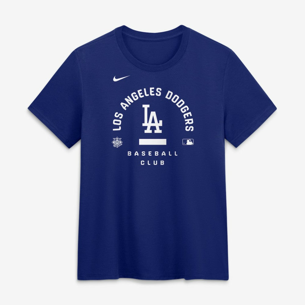 Los Angeles Dodgers Nike Women's Authentic Collection Early Work Tri-Blend Dri-FIT T-Shirt - Royal T-shirts
