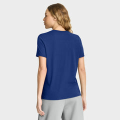 Chicago Cubs Nike Women's Authentic Collection Early Work Tri-Blend Dri-FIT T-Shirt - Royal T-shirts