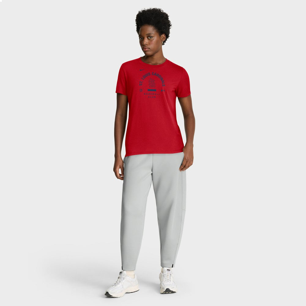 St. Louis Cardinals Nike Women's Authentic Collection Early Work Tri-Blend Dri-FIT T-Shirt - Red T-shirts