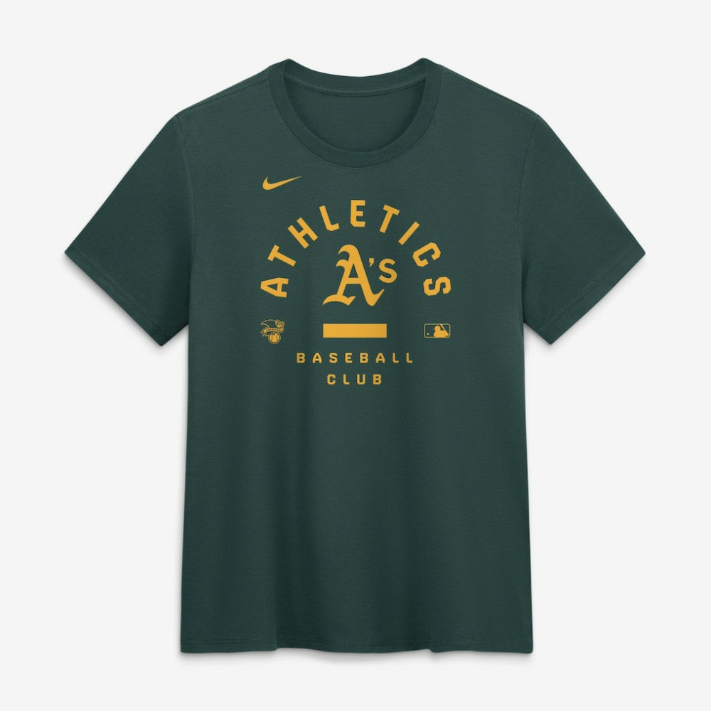 Athletics Nike Women's Authentic Collection Early Work Tri-Blend Dri-FIT T-Shirt - Green T-shirts