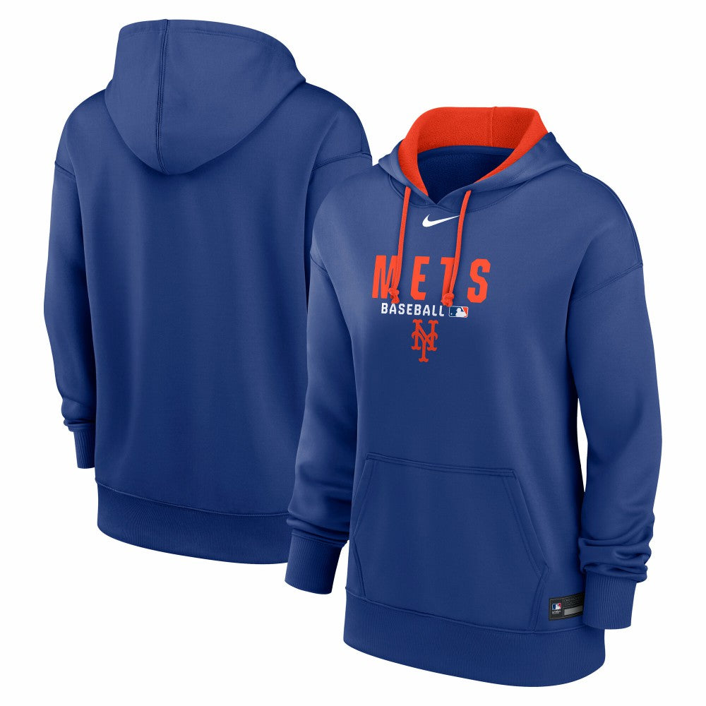 New York Mets Nike Women's Authentic Collection Therma-FIT Hoodie - Royal Hoodies