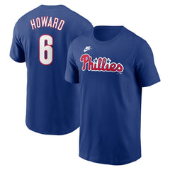Ryan Howard Philadelphia Phillies Nike Fuse Name & Number T-Shirt - Royal T-shirts