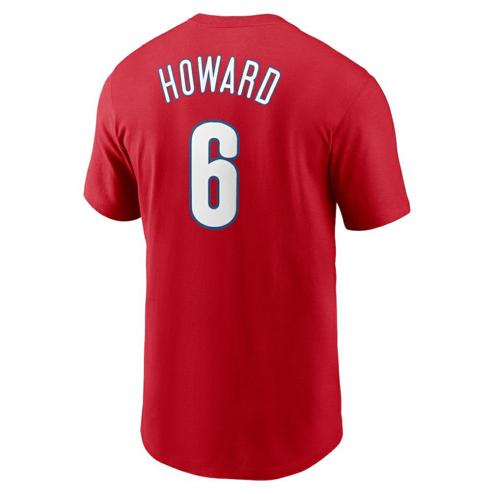 Ryan Howard Philadelphia Phillies Nike Fuse Name & Number T-Shirt - Red T-shirts