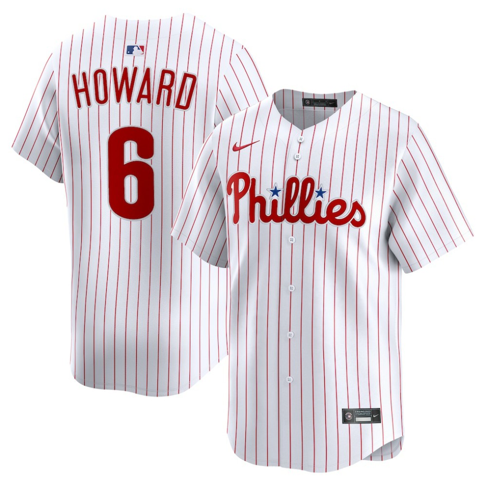 Ryan Howard Philadelphia Phillies Nike Limited Jersey - White Jerseys