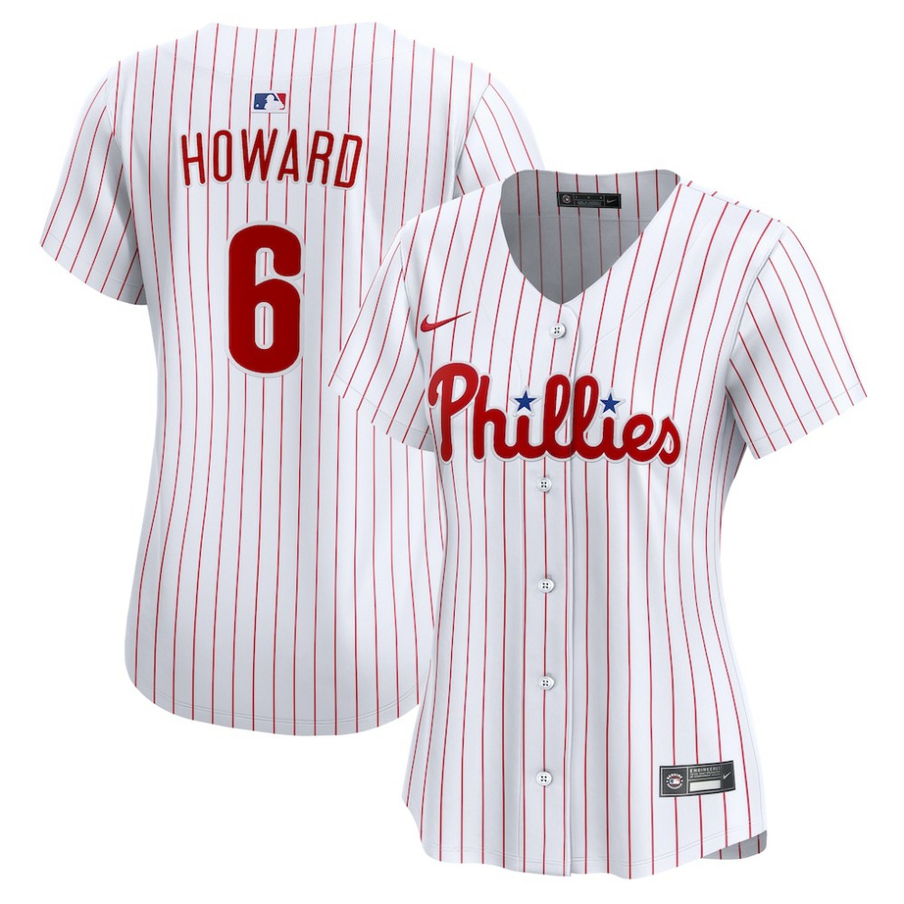 Ryan Howard Philadelphia Phillies Nike Women's Limited Jersey - White Jerseys