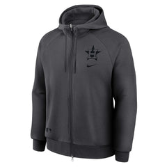 Houston Astros Nike Authentic Collection Player Raglan Dri-FIT Full-Zip Hoodie - Anthracite Hoodies