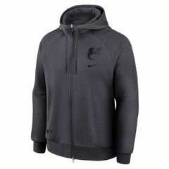 Baltimore Orioles Nike Authentic Collection Player Raglan Dri-FIT Full-Zip Hoodie - Anthracite Hoodies