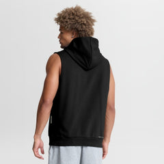 Los Angeles Dodgers Nike Authentic Collection Standard Issue Dri-FIT Sleeveless Hoodie - Black Hoodies