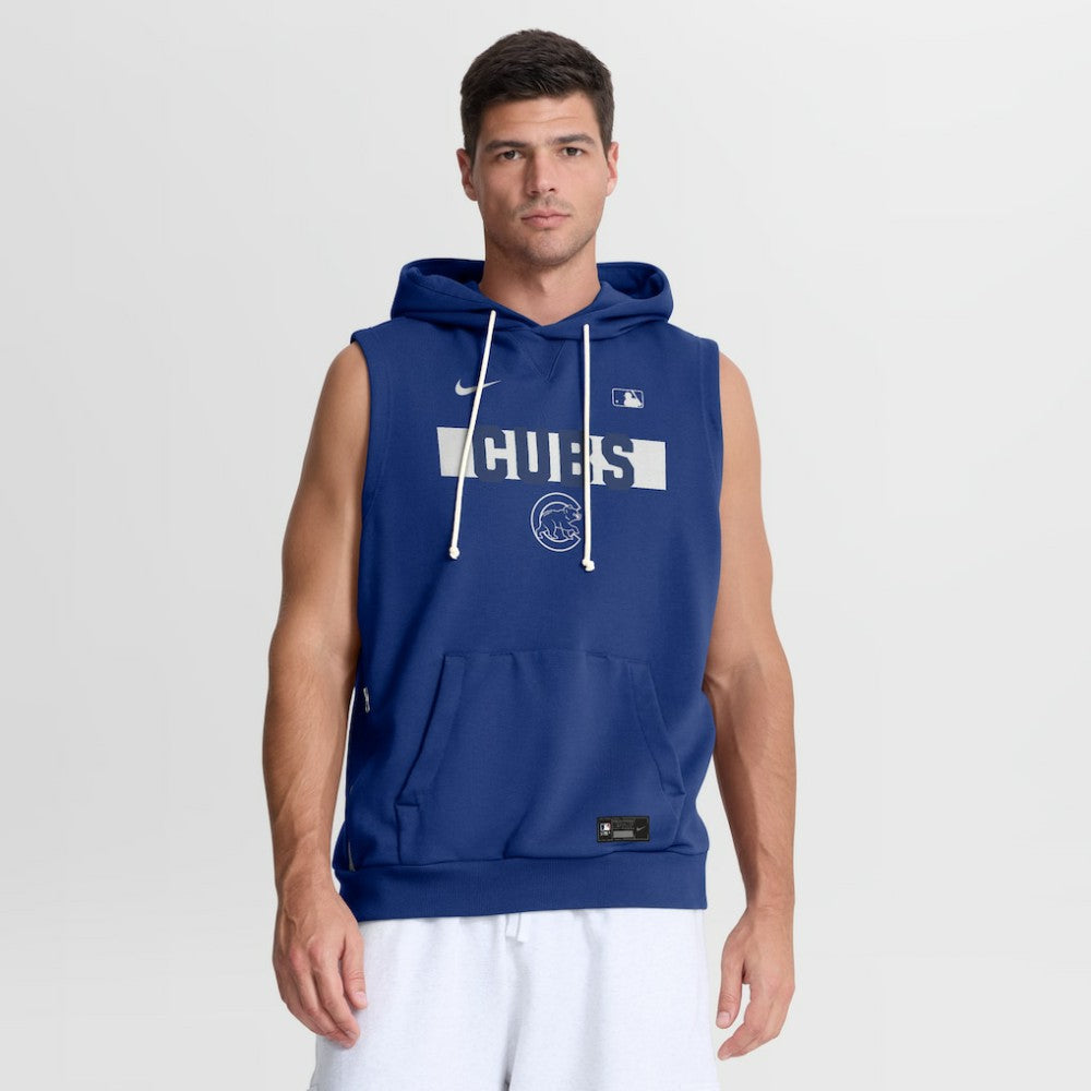 Chicago Cubs Nike Authentic Collection Standard Issue Dri-FIT Sleeveless Hoodie - Royal Hoodies