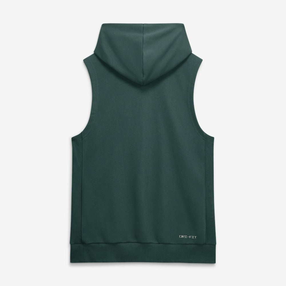 Athletics Nike Authentic Collection Standard Issue Dri-FIT Sleeveless Hoodie - Green Hoodies