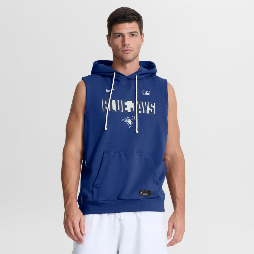 Toronto Blue Jays Nike Authentic Collection Standard Issue Dri-FIT Sleeveless Hoodie - Royal Hoodies
