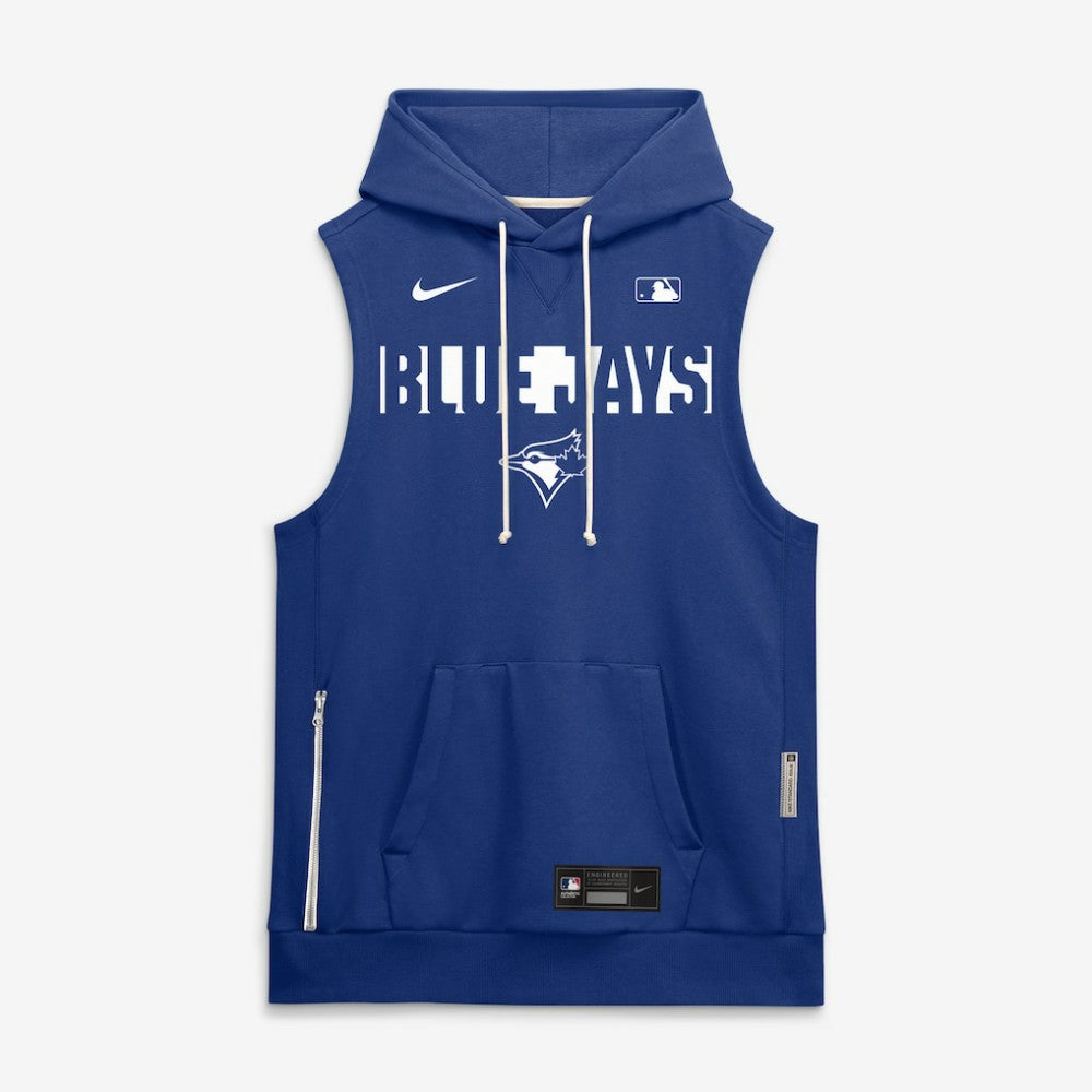 Toronto Blue Jays Nike Authentic Collection Standard Issue Dri-FIT Sleeveless Hoodie - Royal Hoodies