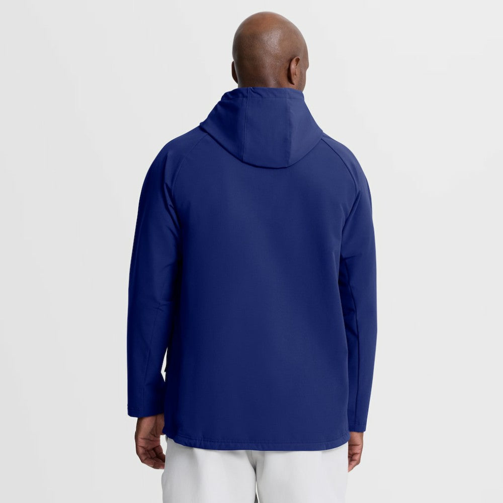 Texas Rangers Nike Authentic Collection Raglan Therma-FIT Full-Zip Hooded Jacket - Royal Jackets