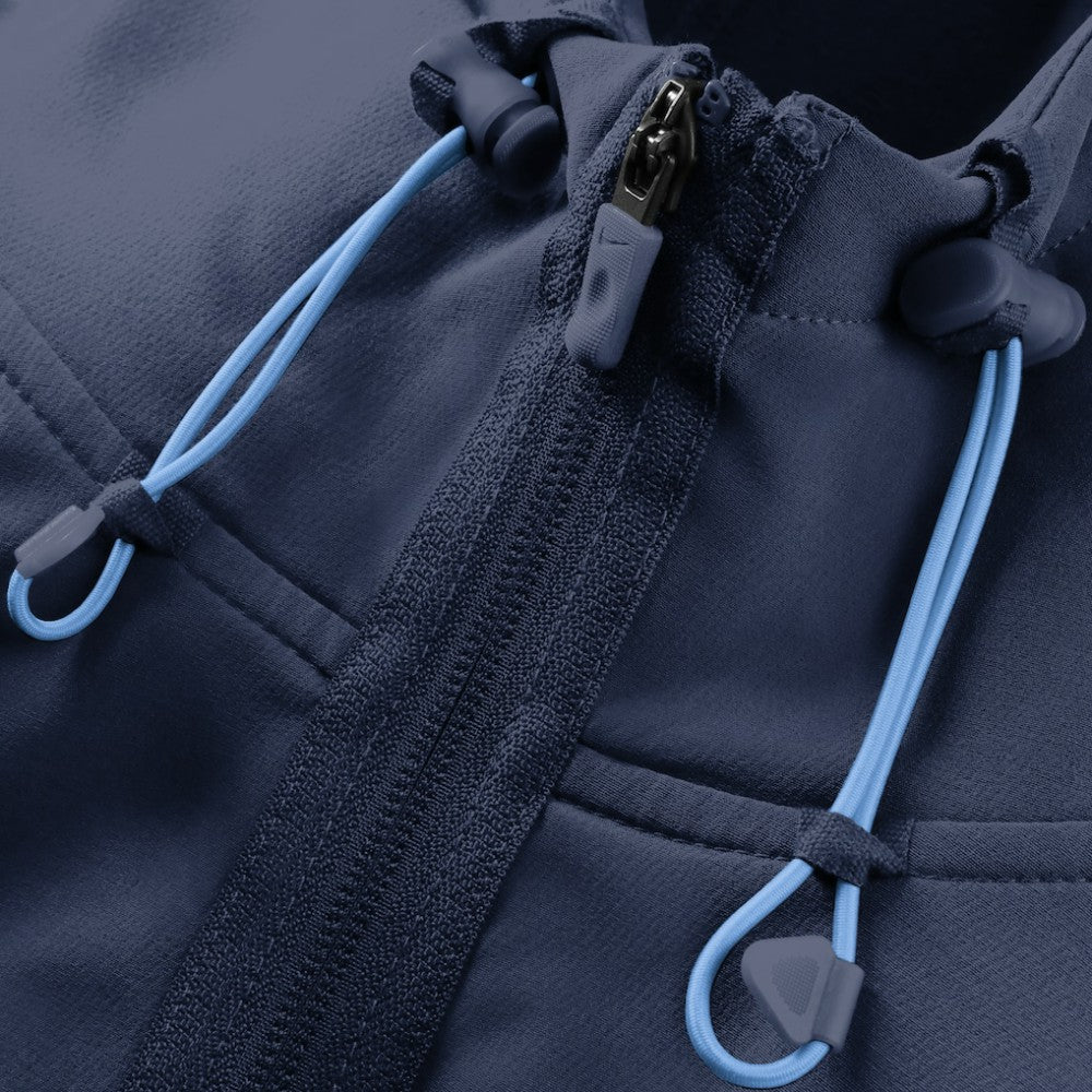Tampa Bay Rays Nike Authentic Collection Raglan Therma-FIT Full-Zip Hooded Jacket - Navy Jackets