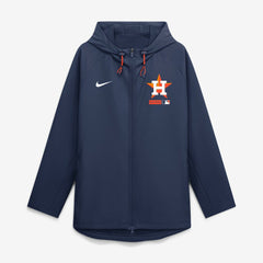 Houston Astros Nike Authentic Collection Raglan Therma-FIT Full-Zip Hooded Jacket - Navy Jackets