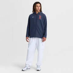 Boston Red Sox Nike Authentic Collection Raglan Therma-FIT Full-Zip Hooded Jacket - Navy Jackets