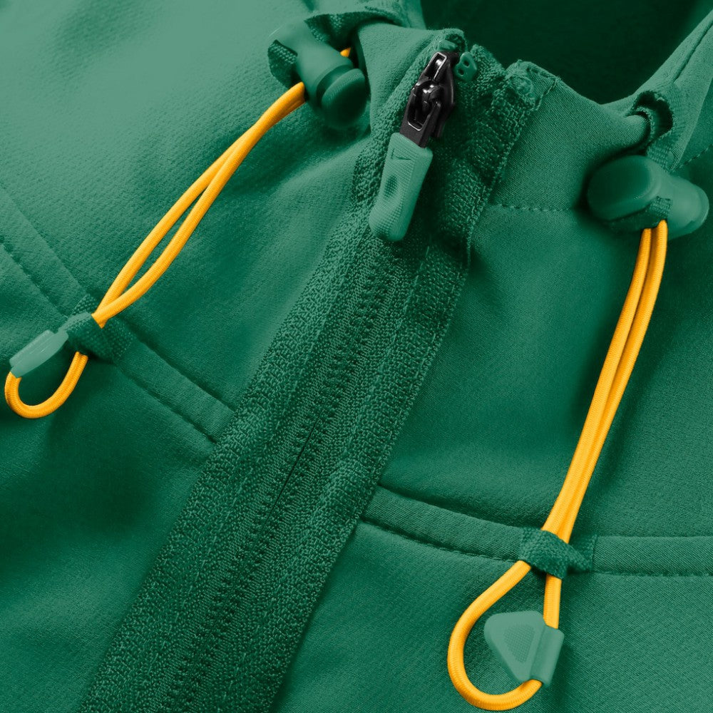 Athletics Nike Authentic Collection Raglan Therma-FIT Full-Zip Hooded Jacket - Kelly Green Jackets
