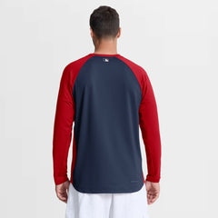 Los Angeles Angels Nike Authentic Collection Raglan Dri-FIT Sweatshirt - Navy Sweatshirts