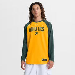 Athletics Nike Authentic Collection Raglan Dri-FIT Sweatshirt - Gold Sweatshirts