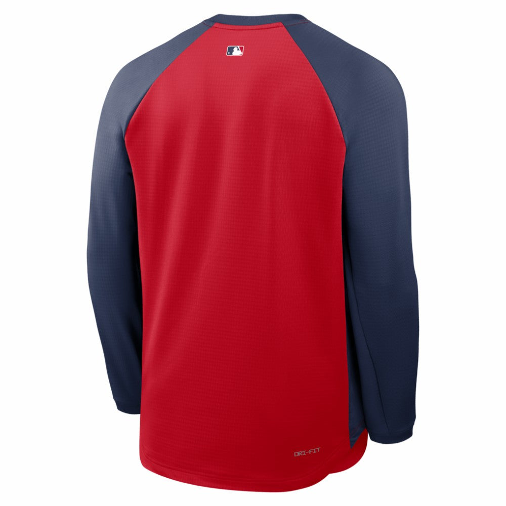 Boston Red Sox Nike Authentic Collection Raglan Dri-FIT Sweatshirt - Red Sweatshirts
