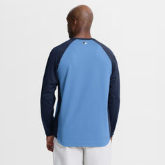 Tampa Bay Rays Nike Authentic Collection Raglan Dri-FIT Sweatshirt - Light Blue Sweatshirts