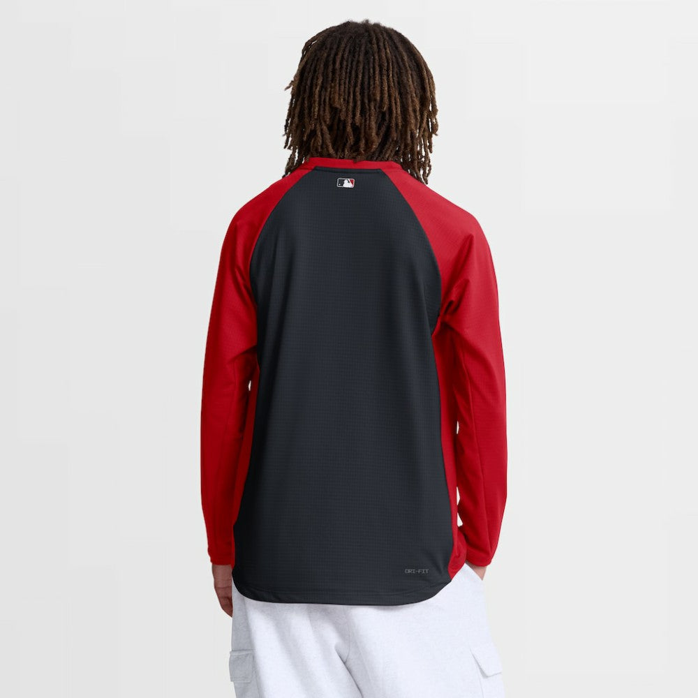 Washington Nationals Nike Authentic Collection Raglan Dri-FIT Sweatshirt - Navy Sweatshirts
