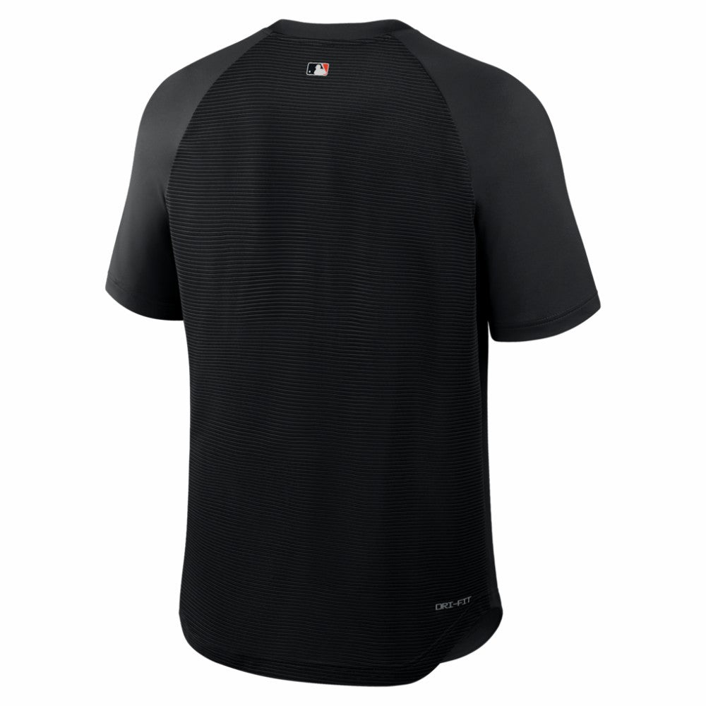 San Francisco Giants Nike Authentic Collection Batting Practice Pre-Game Raglan Dri-FIT Top - Black Tops