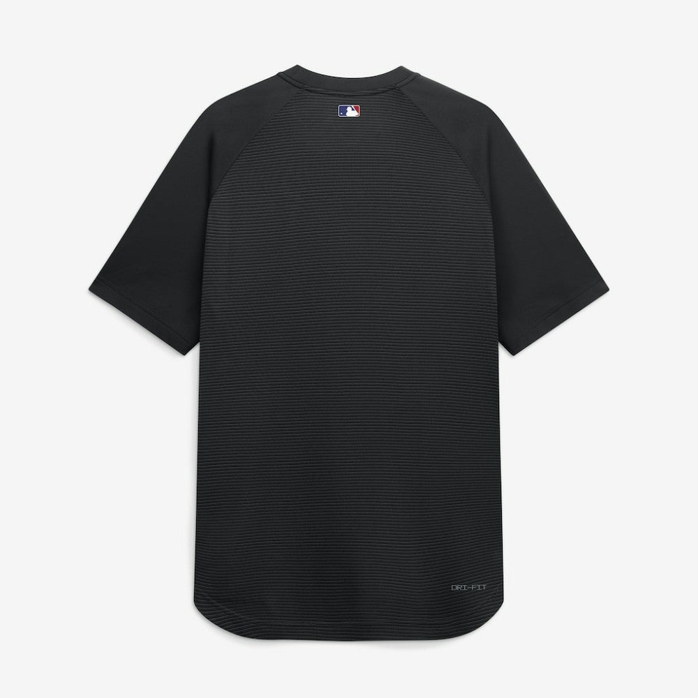 Los Angeles Dodgers Nike Authentic Collection Batting Practice Pre-Game Raglan Dri-FIT Top - Black Tops