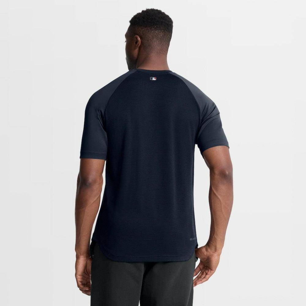Atlanta Braves Nike Authentic Collection Batting Practice Pre-Game Raglan Dri-FIT Top - Blue Tops