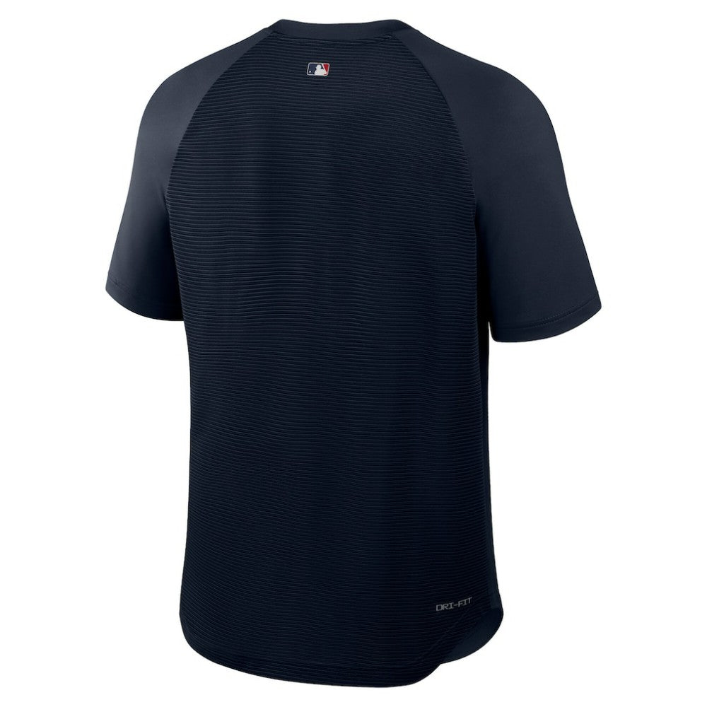 Atlanta Braves Nike Authentic Collection Batting Practice Pre-Game Raglan Dri-FIT Top - Blue Tops