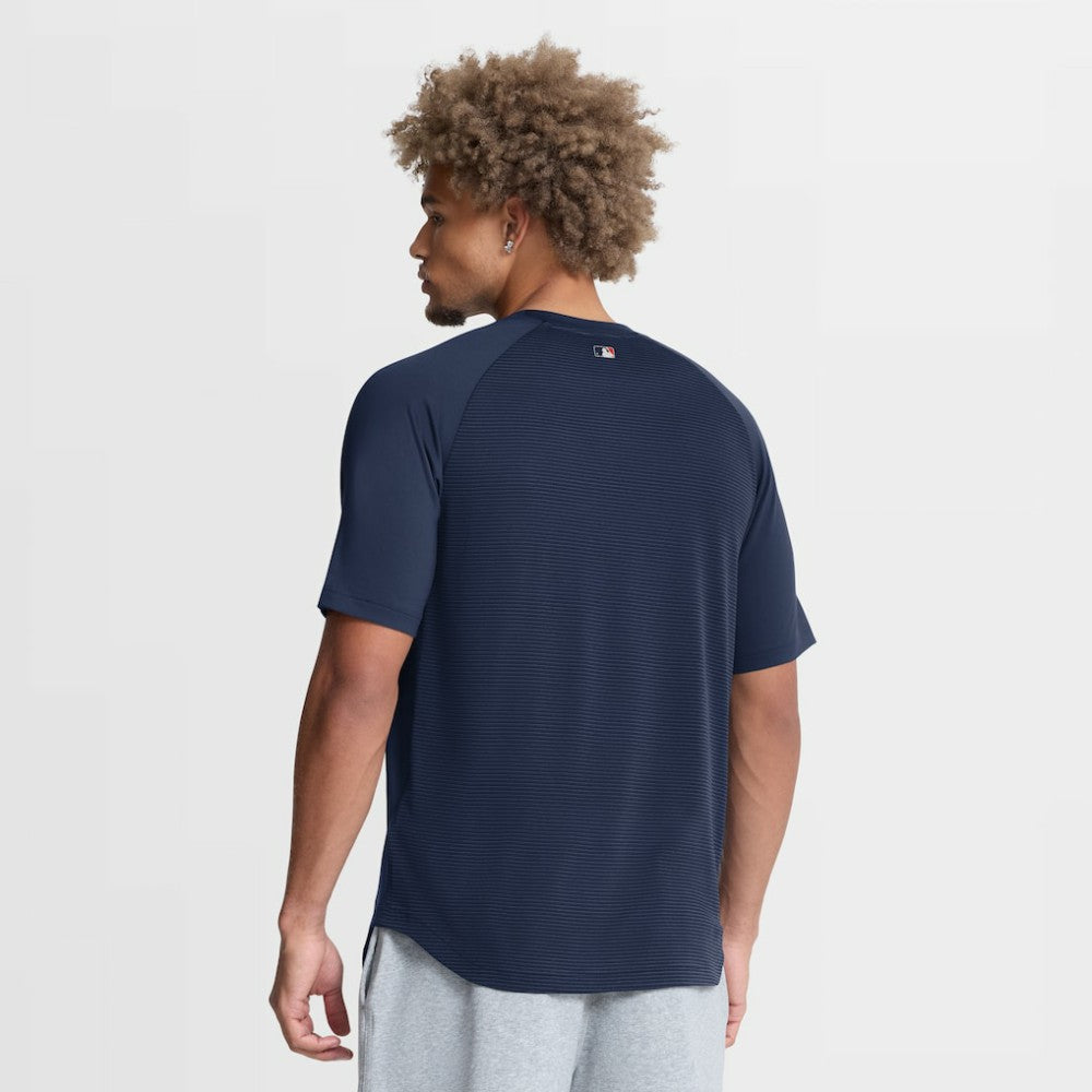 Houston Astros Nike Authentic Collection Batting Practice Pre-Game Raglan Dri-FIT Top - Navy Tops