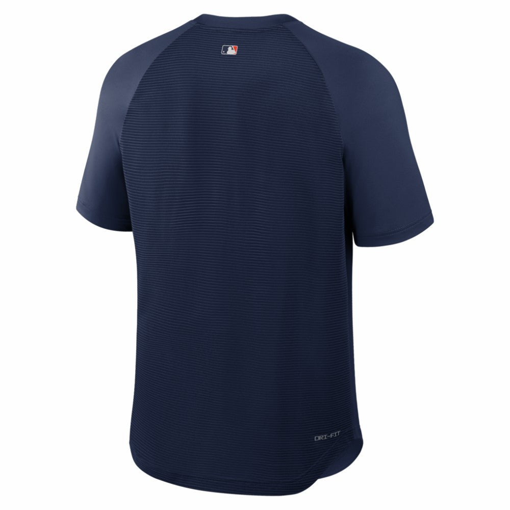 Houston Astros Nike Authentic Collection Batting Practice Pre-Game Raglan Dri-FIT Top - Navy Tops