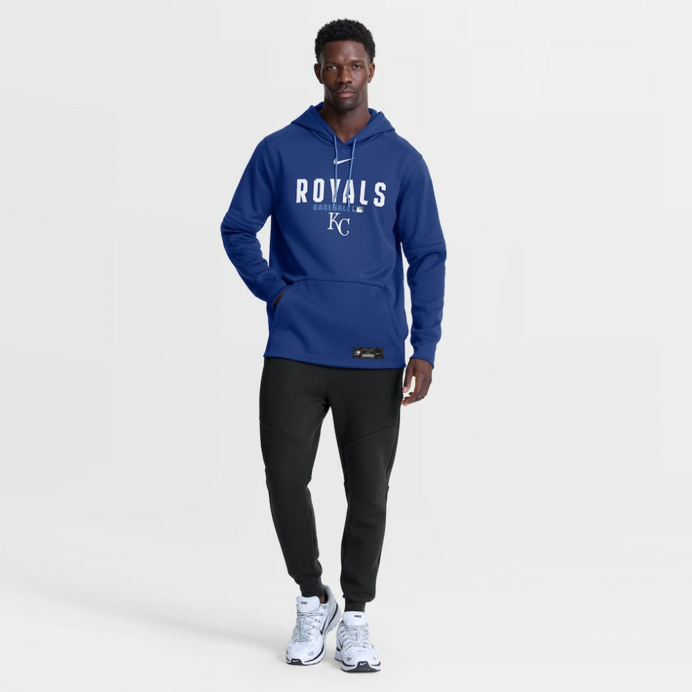 Kansas City Royals Nike Authentic Collection Therma-FIT Hoodie - Royal Hoodies