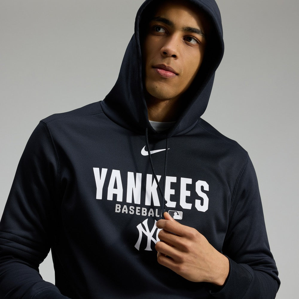 New York Yankees Nike Authentic Collection Therma-FIT Hoodie - Navy Hoodies