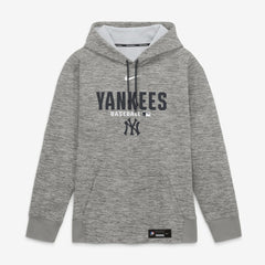 New York Yankees Nike Authentic Collection Therma-FIT Hoodie - Heather Charcoal Hoodies