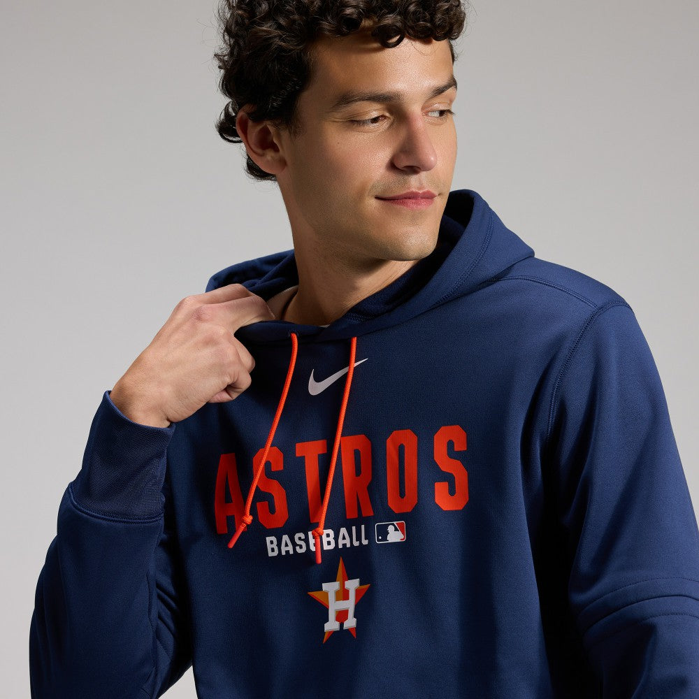 Houston Astros Nike Authentic Collection Therma-FIT Hoodie - Navy Hoodies
