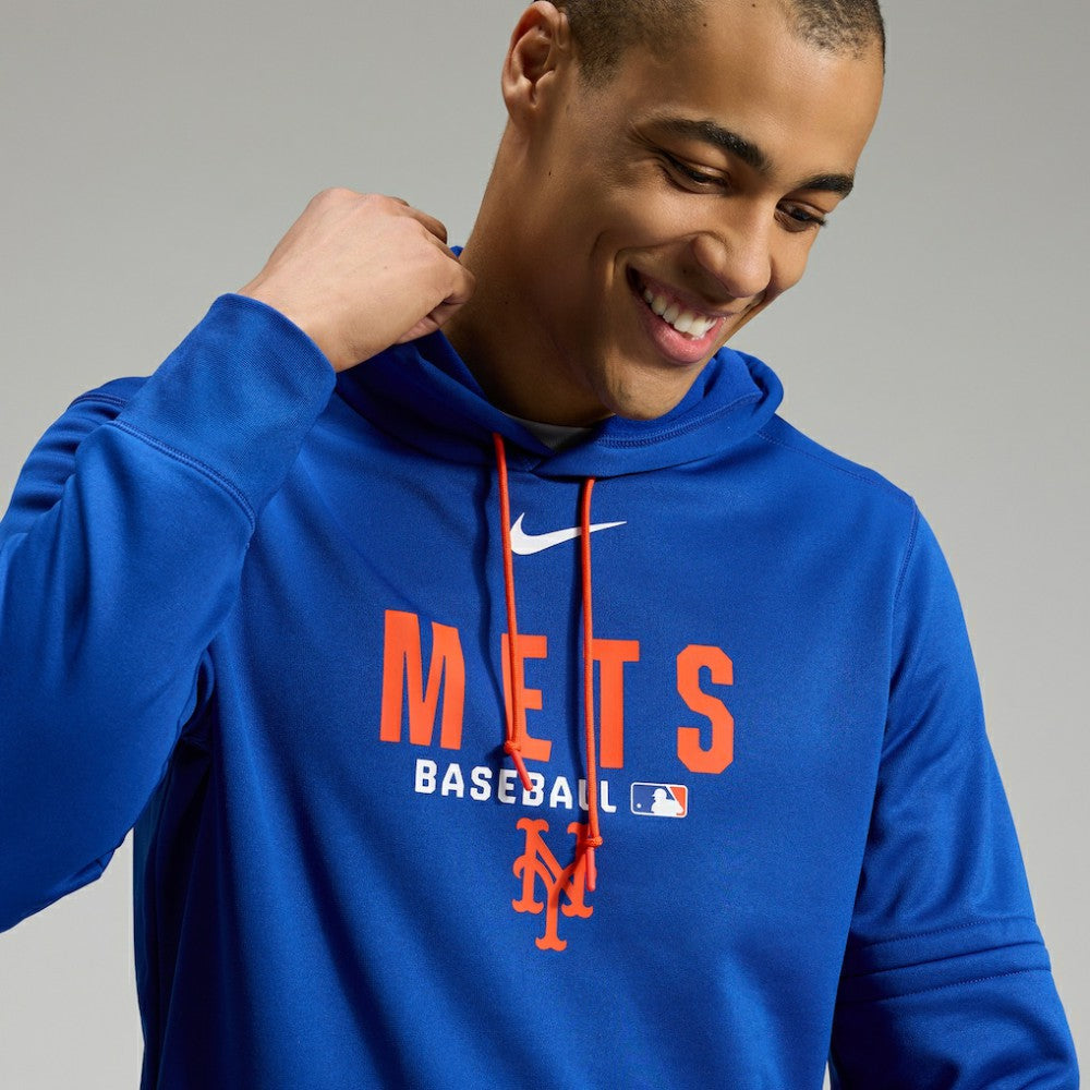 New York Mets Nike Authentic Collection Therma-FIT Hoodie - Royal Hoodies