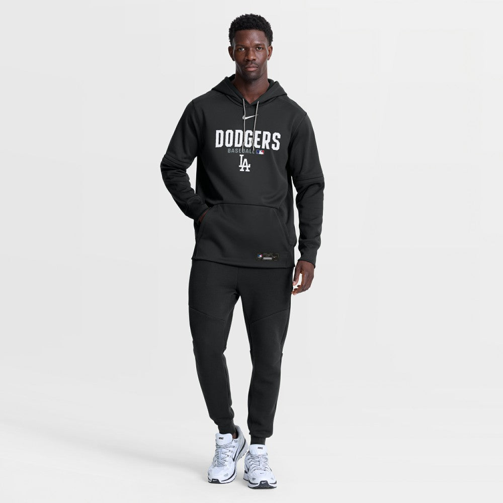 Los Angeles Dodgers Nike Authentic Collection Therma-FIT Hoodie - Black Hoodies