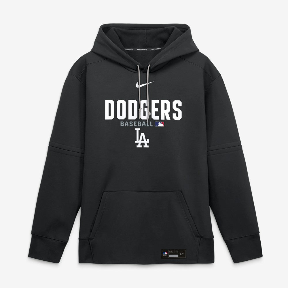 Los Angeles Dodgers Nike Authentic Collection Therma-FIT Hoodie - Black Hoodies