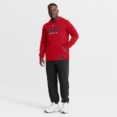 Atlanta Braves Nike Authentic Collection Therma-FIT Hoodie - Red Hoodies