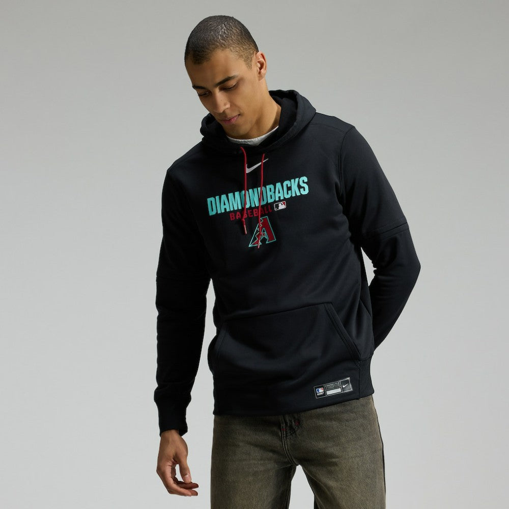 Arizona Diamondbacks Nike Authentic Collection Therma-FIT Hoodie - Black Hoodies