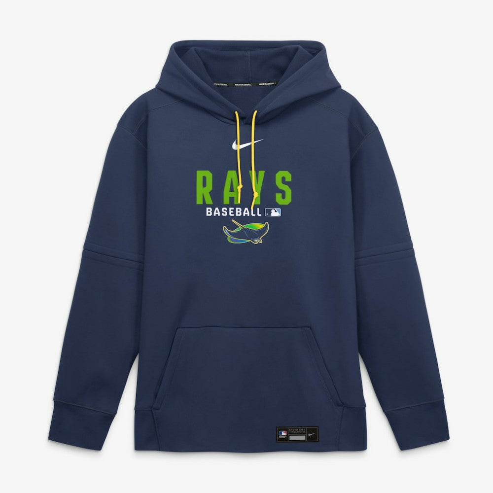 Tampa Bay Rays Nike Authentic Collection Therma-FIT Hoodie - Navy Hoodies