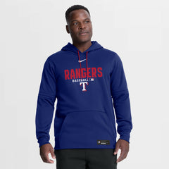 Texas Rangers Nike Authentic Collection Therma-FIT Hoodie - Royal Hoodies
