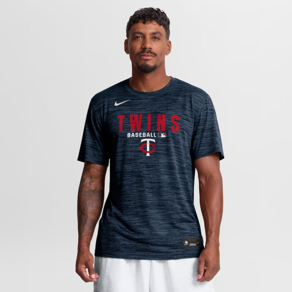 Minnesota Twins Nike Authentic Collection Velocity Dri-FIT T-Shirt - Navy T-shirts