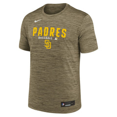 San Diego Padres Nike Authentic Collection Velocity Dri-FIT T-Shirt - Brown T-shirts