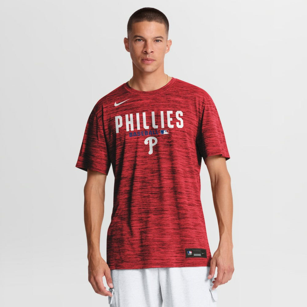 Philadelphia Phillies Nike Authentic Collection Velocity Dri-FIT T-Shirt - Red T-shirts