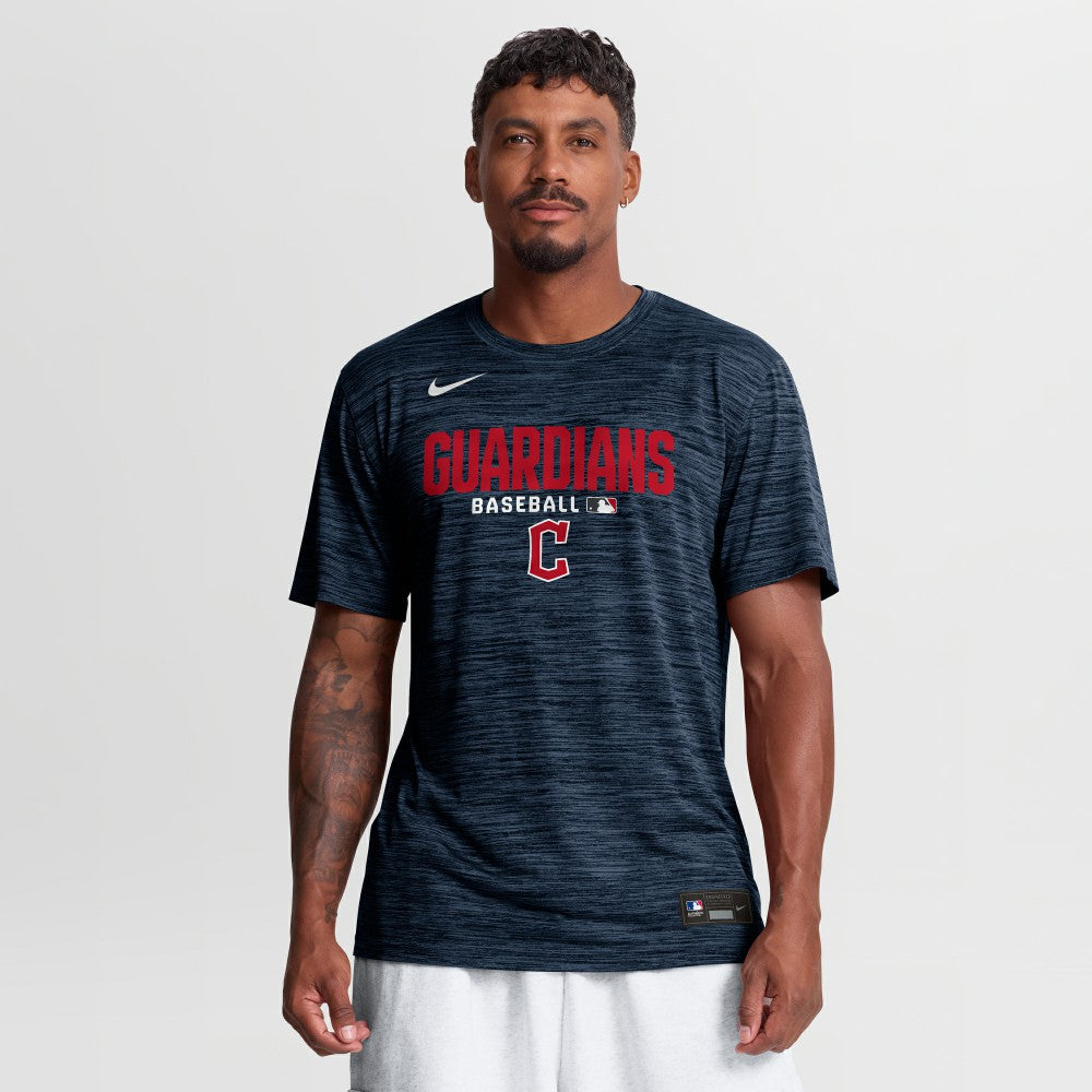 Cleveland Guardians Nike Authentic Collection Velocity Dri-FIT T-Shirt - Navy T-shirts
