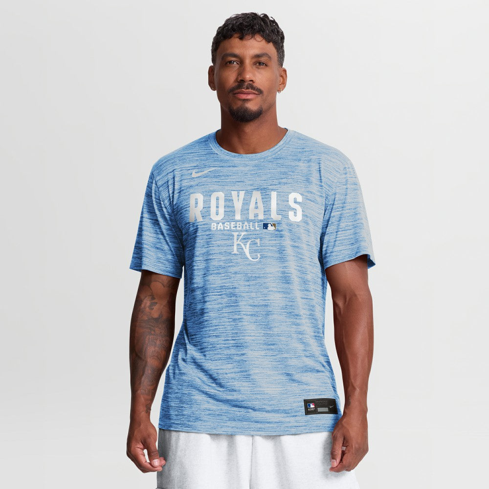 Kansas City Royals Nike Authentic Collection Velocity Dri-FIT T-Shirt - Light Blue T-shirts